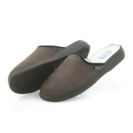 Befado muške cipele papuče zdravstvene papuče 125m012 crna smeđa 4