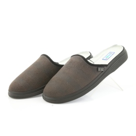 Befado muške cipele papuče zdravstvene papuče 125m012 crno smeđa 3