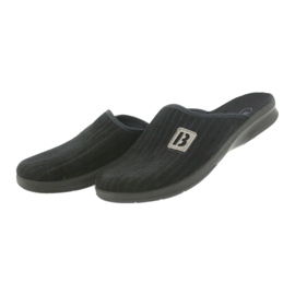 Befado muške cipele papuče 548m015 crne papuče crno 4