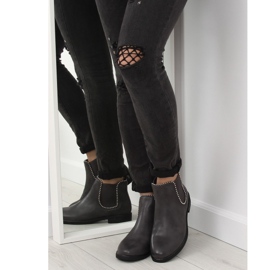 Sive ženske čizme Chelsea 1003-PA Siva 1