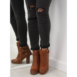 Čizme s visokim potpeticama deve 88073 smeđa 1