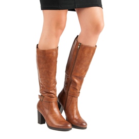 Filippo Tople čizme na postu smeđa 2