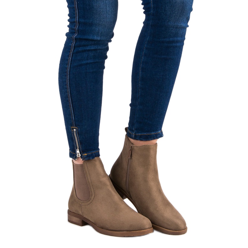 Čizme od antilopa Chelsea smeđa 1