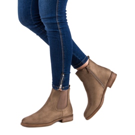 Čizme od antilopa Chelsea smeđa 2