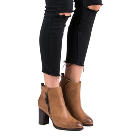 Super Mode Deve visoke potpetice smeđa 1