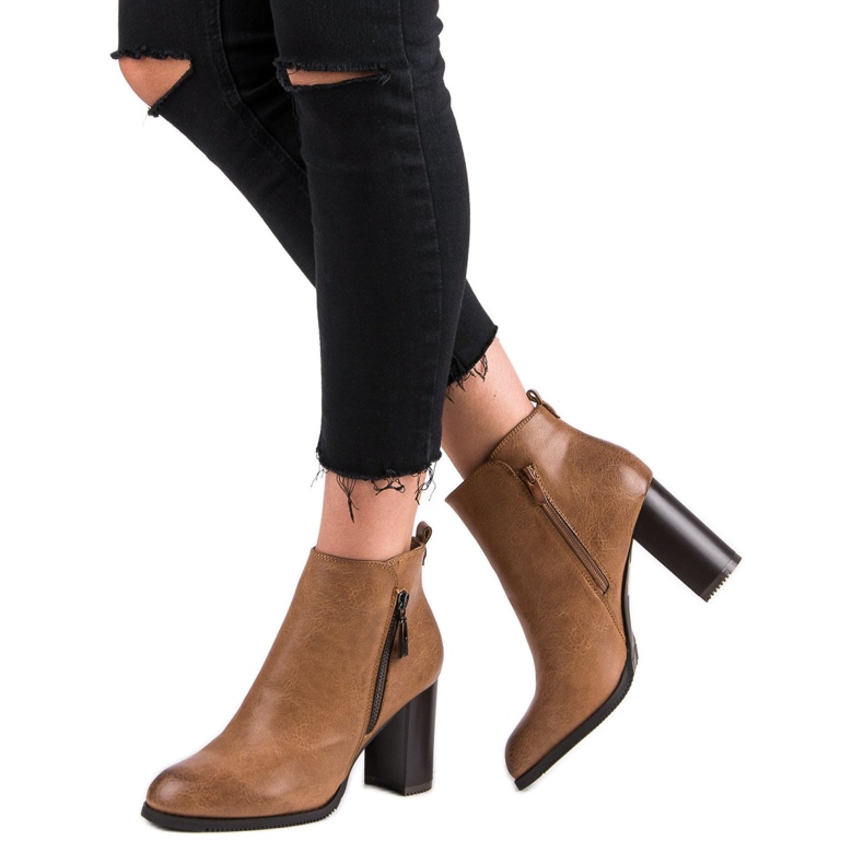 Super Mode Deve visoke potpetice smeđa 2