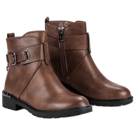 Groto Gogo Udobne radničke čizme smeđa 1