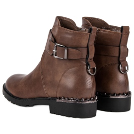 Groto Gogo Udobne radničke čizme smeđa 2