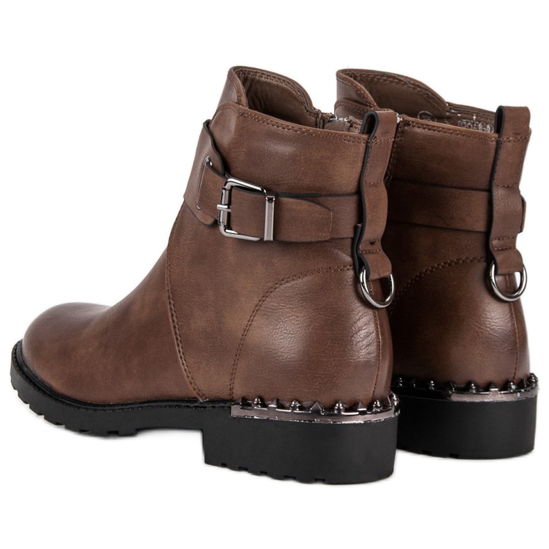 Groto Gogo Udobne radničke čizme smeđa 2