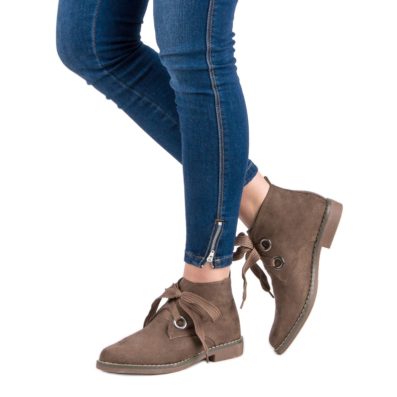 Super Mode Čizme od antilopa smeđa 2