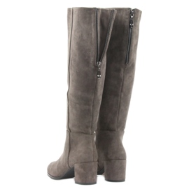 Tamne čizme Coffe Sergio leone smeđe smeđa 4