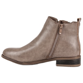 Kayla Bež čizme na ravnoj peti 1