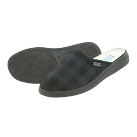 Befado muške cipele125m papuče, papuče zdravlja crna siva 4