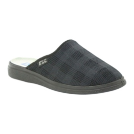 Befado muške cipele125m papuče, papuče zdravlja crna siva 1