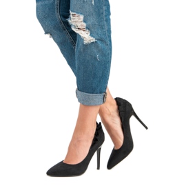 Elegantne crne štikle crna 2