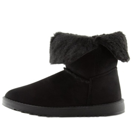 Crni emuzi s pomponom SP04P Crni crna 1