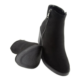 Crne čizme sa širokim potpeticama 2013 Crna 1