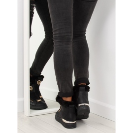 Crne izolirane tenisice F506 crne crno 1