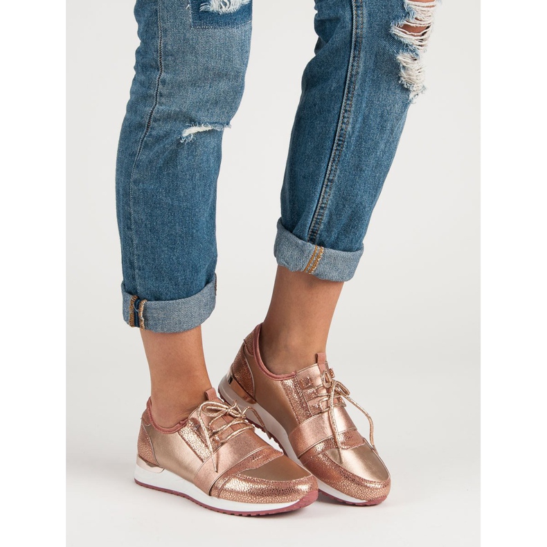 Klizne sportske cipele raznobojna ružičasta 1