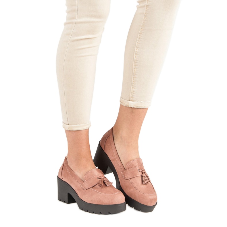 Ch. Creation Moderne cipele od mokasina ružičasta 2