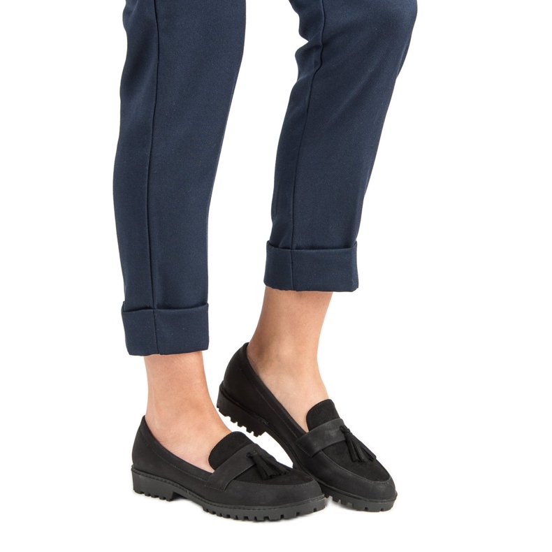 Queen Vivi Crne mokasine crno 2