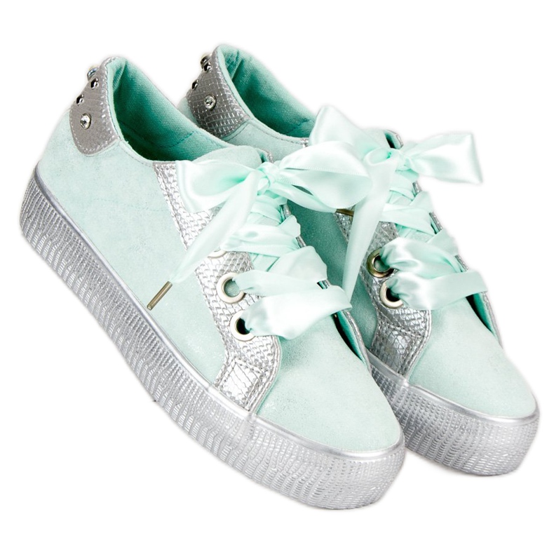 Bestelle Vezane sportske cipele zelena 1