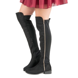 Seastar Crne čizme s patentnim zatvaračem crno 2