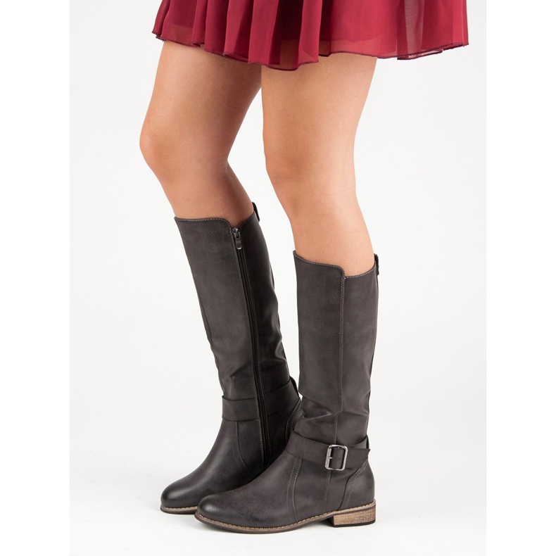 Klasične jahaće čizme siva 2
