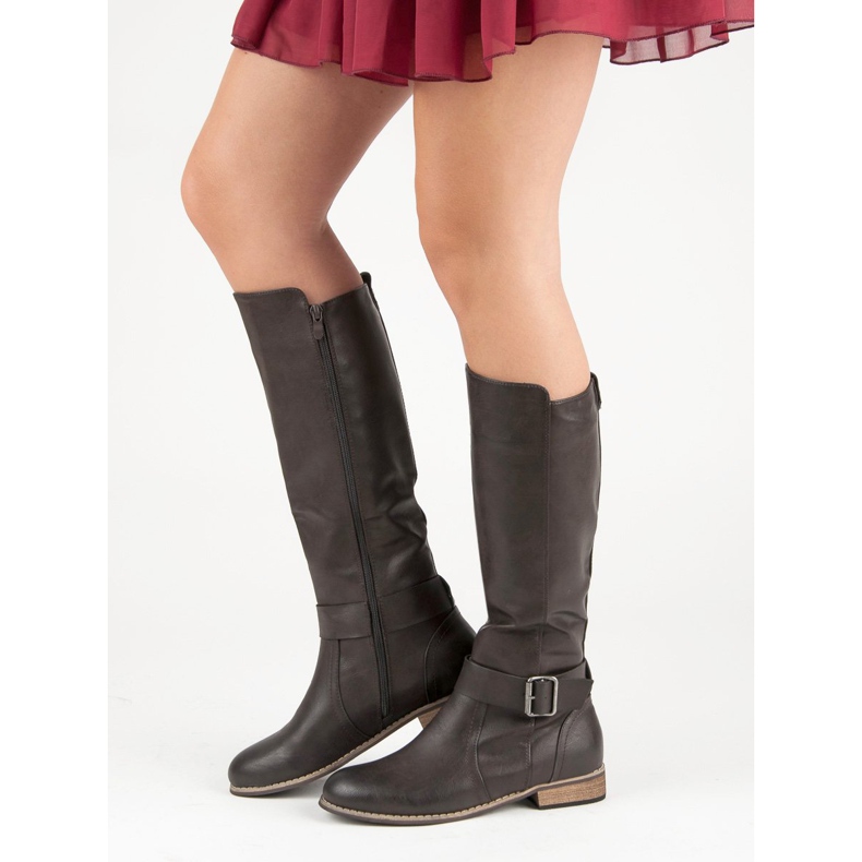 Klasične jahaće čizme siva 1