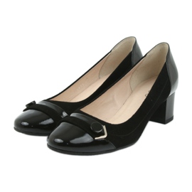 Cipele ženski remen Edeo 1900 crne crno 3