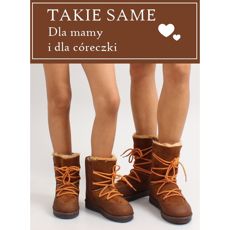Dječje mjesečeve čizme za snijeg k1647403 smeđa 1