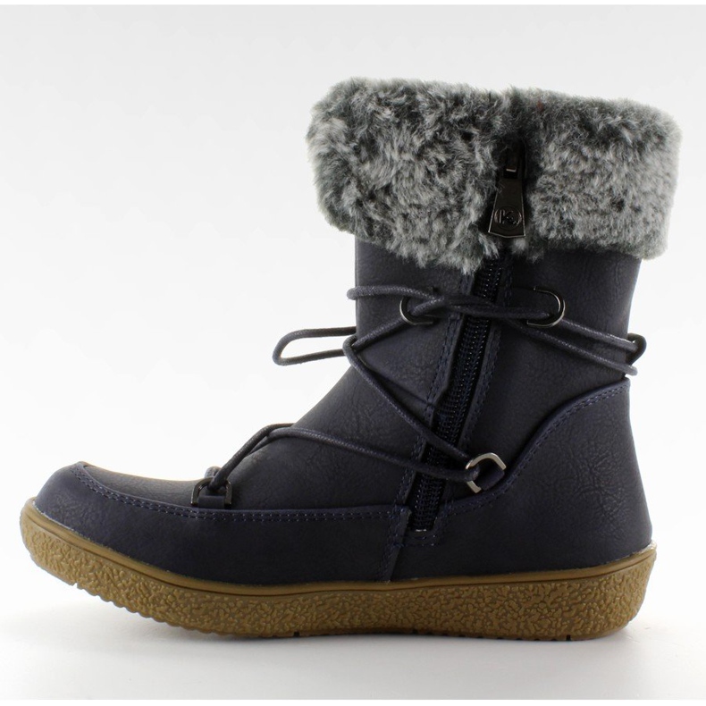 Pola čizme za djecu s krznom K1647201 Marino mornarsko plava 2