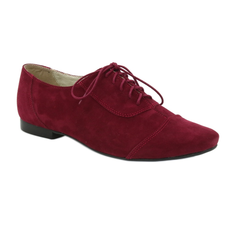 Ženske kožne oksfordice Angello bordo višebojan 1