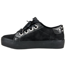 Bestelle Vezane sportske cipele crno 1