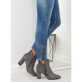 Sive čizme s visokim potpeticama 6900 Grey siva 2