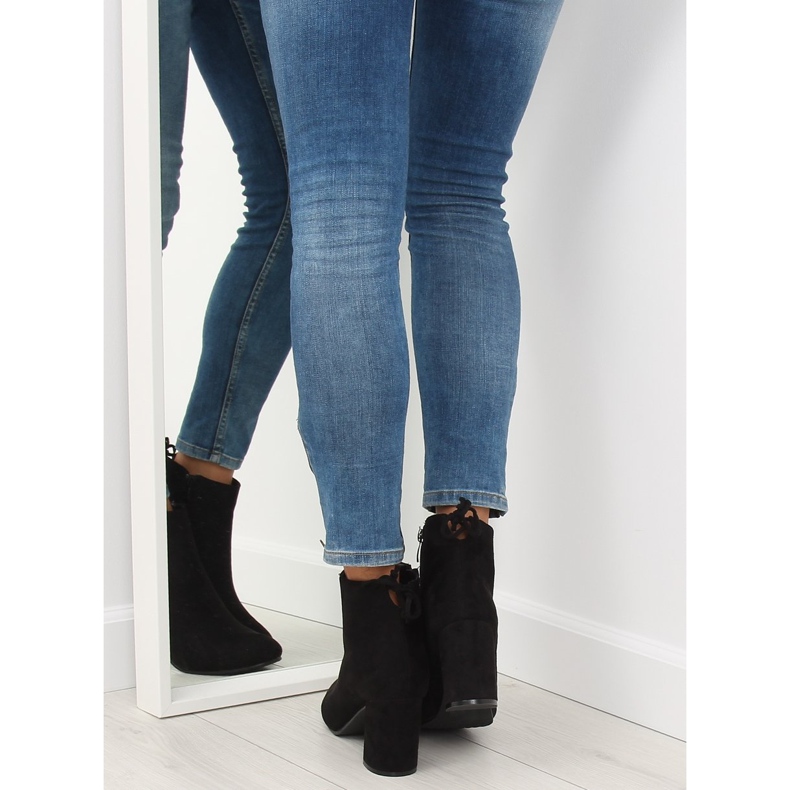 Crne čizme s visokim potpeticama 7357-GA Crne crna 2