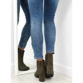 Zelene čizme s visokim potpeticama 7357-GA Zelene zelena 2