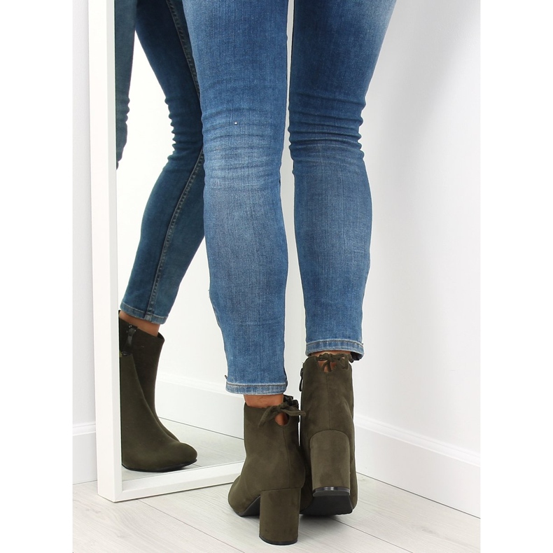 Zelene čizme s visokim potpeticama 7357-GA Zelene zelena 2