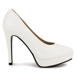 J. Star Seksi visoke pete na platformi bijela 2