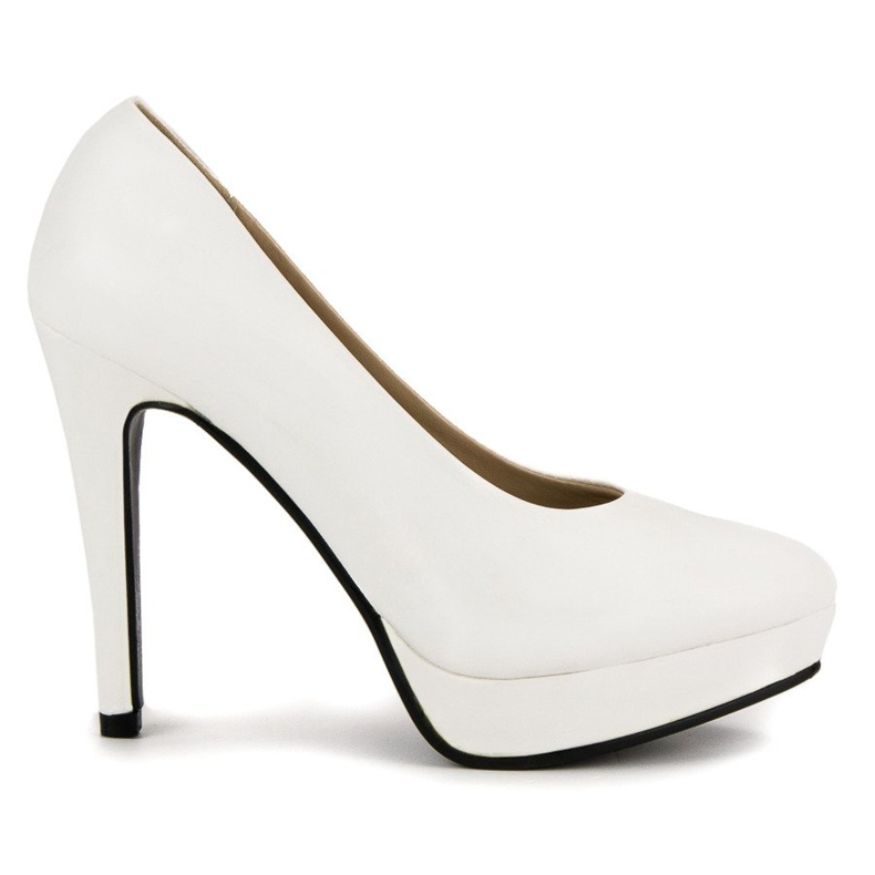 J. Star Seksi visoke pete na platformi bijela 2