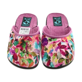 Papuče velur Adanex 23439 raznobojna 2