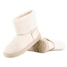 Snježne čizme od antilopa smeđa 2