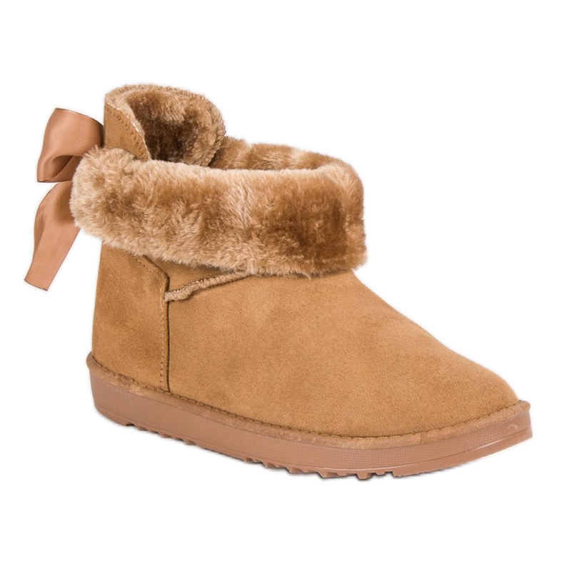 Snježne čizme s namotanom drškom smeđa 2