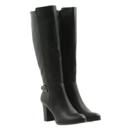 Čizme na post Sergio leone crne crna 4