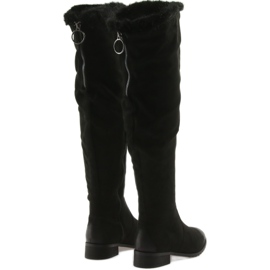 M.Daszyński Čizme s limenkom crne 1602 crno 3