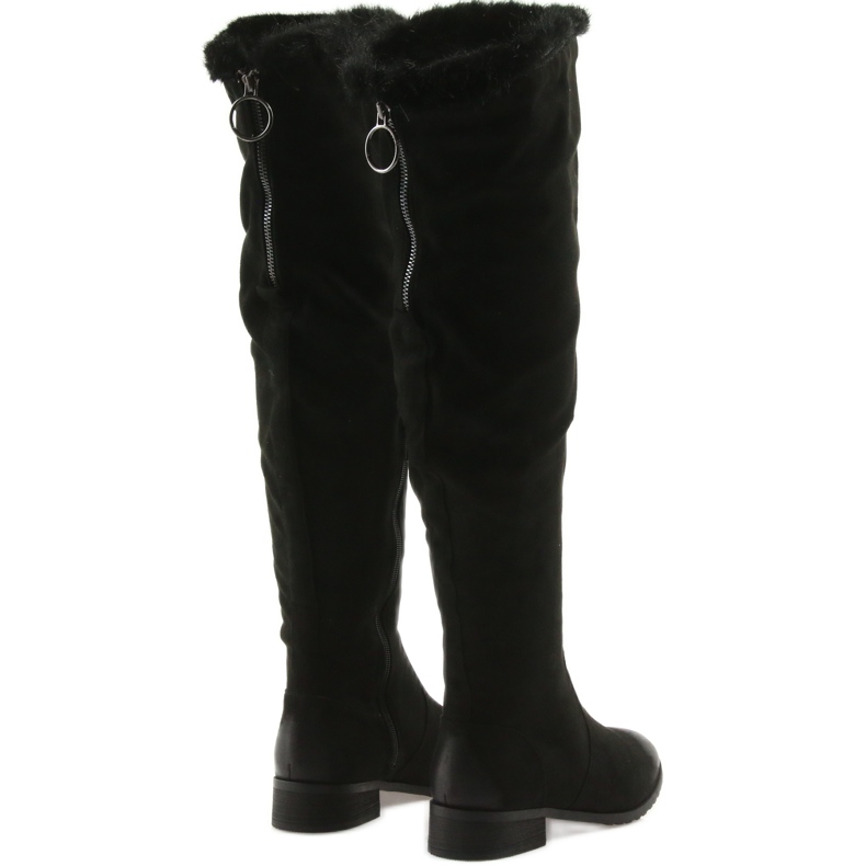 M.Daszyński Čizme s limenkom crne 1602 crna 3