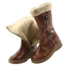 Zawadka Djevojačke čizme s krznom Zawatka smeđe smeđa 4