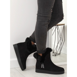 Tople crne čizme za snijeg MZ-75 Black crno 2