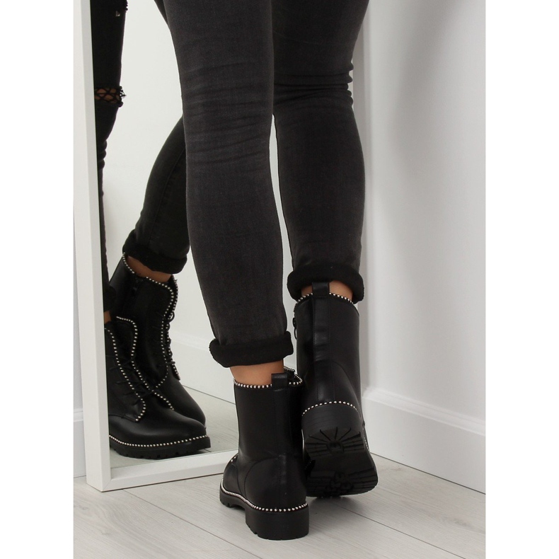 Crne radničke čizme 2577 crne crna 2