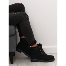 Crne izolirane drvene čizme BB2022-KB Crne crna 1